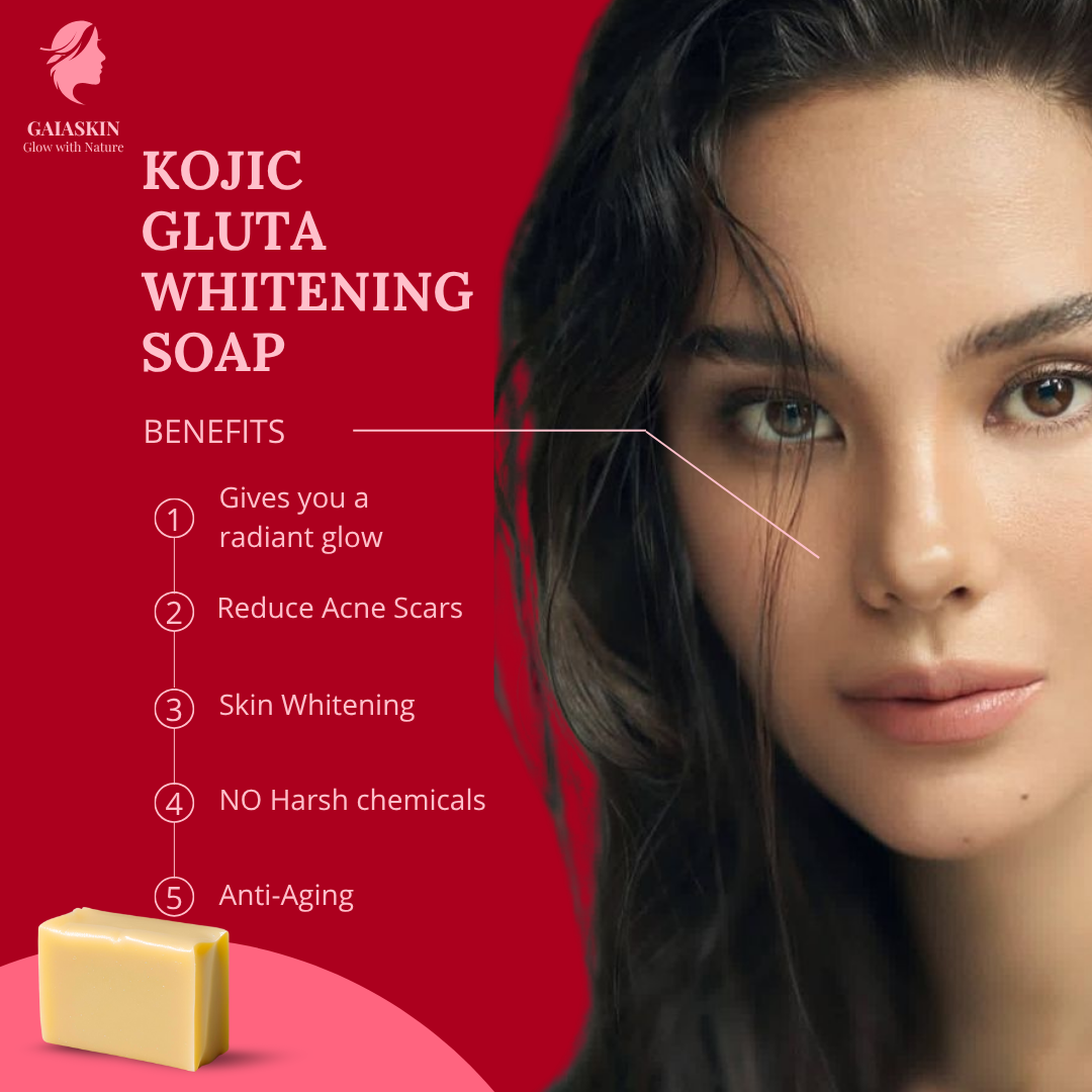 Kojic Gluta Whitening Soap by GaiaSkin