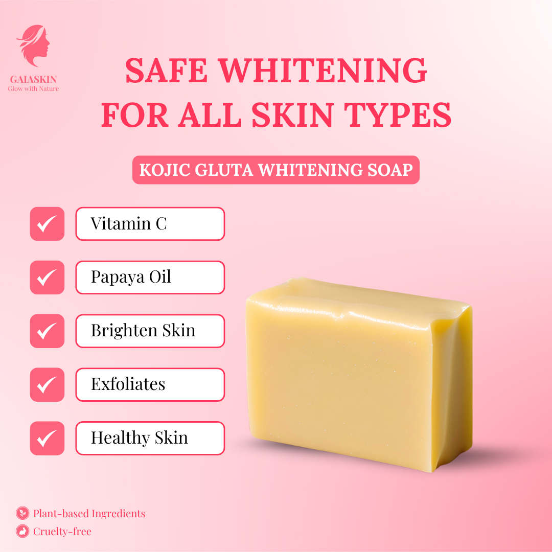 Kojic Gluta Whitening Soap by GaiaSkin