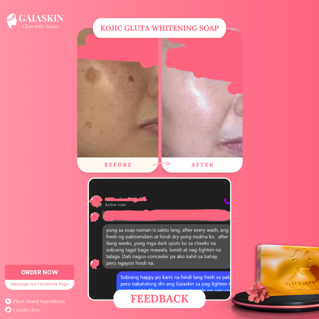 Kojic Gluta Whitening Soap by GaiaSkin