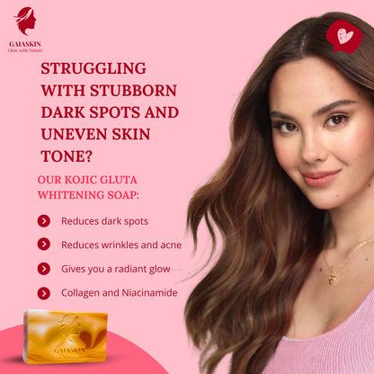 Kojic Gluta Whitening Soap by GaiaSkin