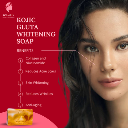 Kojic Gluta Whitening Soap by GaiaSkin