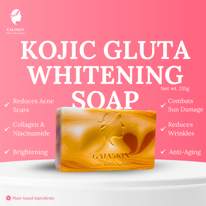 Kojic Gluta Whitening Soap by GaiaSkin