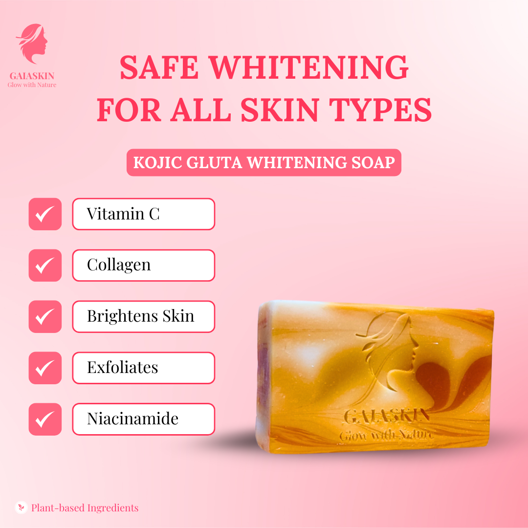 Kojic Gluta Whitening Soap by GaiaSkin