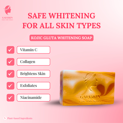 Kojic Gluta Whitening Soap by GaiaSkin